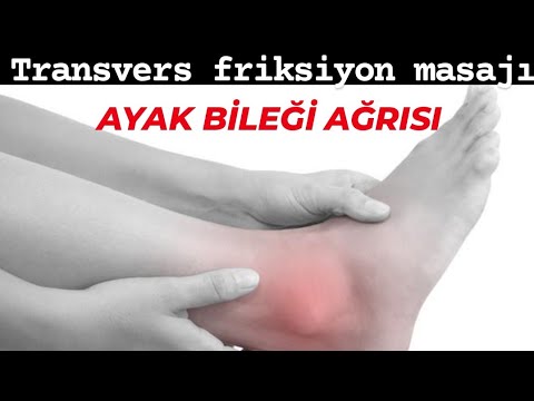 AYAK BİLEĞİ AĞRISI İÇİN MASAJ !!  PERONEAL TENDİNİT İÇİN TRANSVERS FRİKSİYON MASAJI