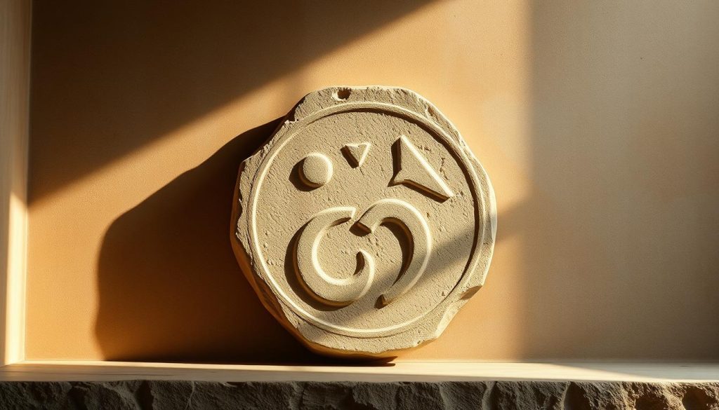 A serene, softly lit scene of an ancient stone relief depicting the symbol of sağlık, the Turkish word for health and wellbeing. The carving is illuminated by a warm, diffused light, casting gentle shadows that accentuate its intricate details. The background is a muted, earthy palette, allowing the central symbol to take center stage. The overall atmosphere is one of tranquility, wisdom, and the timeless healing power of traditional knowledge. The composition is balanced and harmonious, inviting the viewer to reflect on the profound connections between health, medicine, and the innate human desire for wholeness and restoration.
